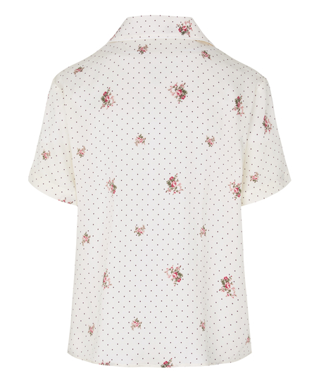 Pyjama Jacket Satin, White