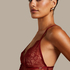 Delphine Lace Cami, Red