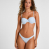 Highleg Bikini Bottom Amalfi, Blue