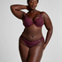 Isadora Padded Underwired Push-Up Bra, Red