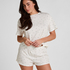 Pyjama Set Cotton, White