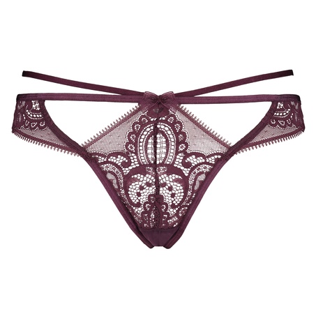 Brigitte tanga thong, Purple