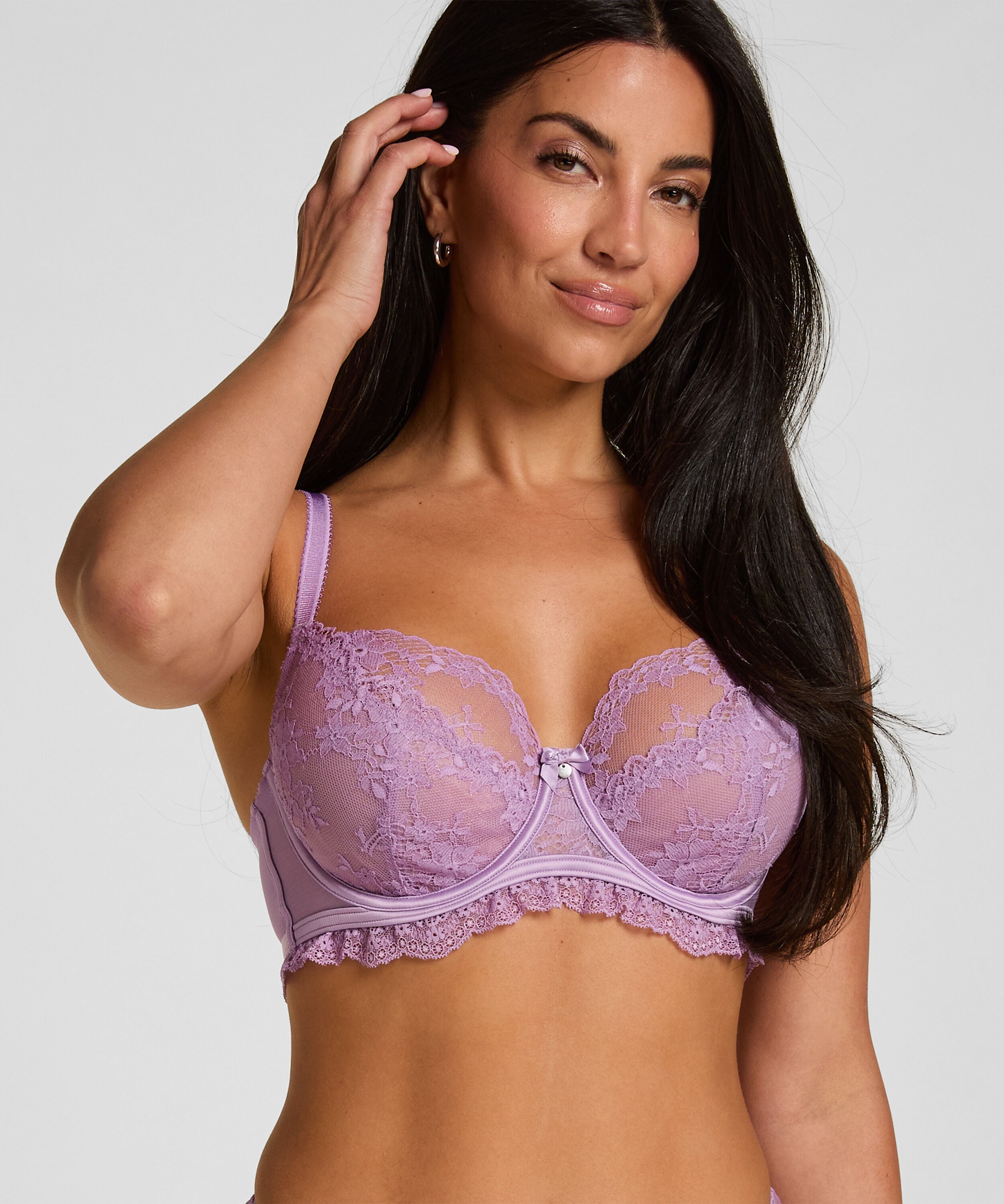 Non-Padded Underwired Bra Naomi, Purple