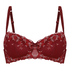 Chloe Padded Underwired Bra, Red