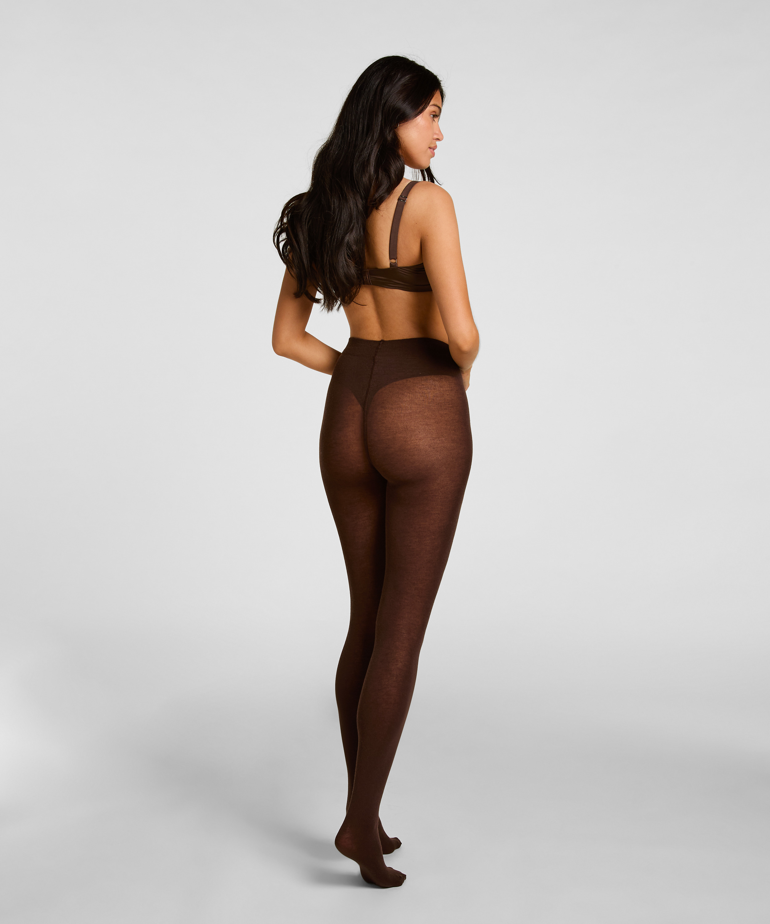 Tight Light Knit Cashmere Blend, Brown, main