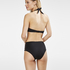 Boho Chick Padded Push-Up Bikini Top, Black