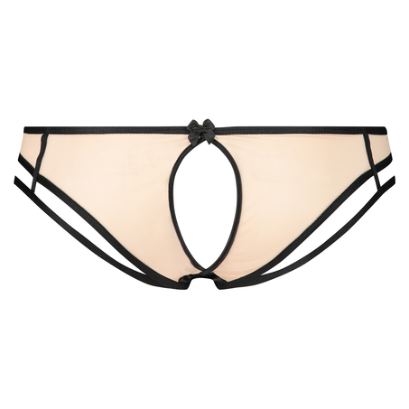 Dahlia open back Brazilian, Black