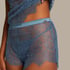 Delphine Lace Shorts, Blue