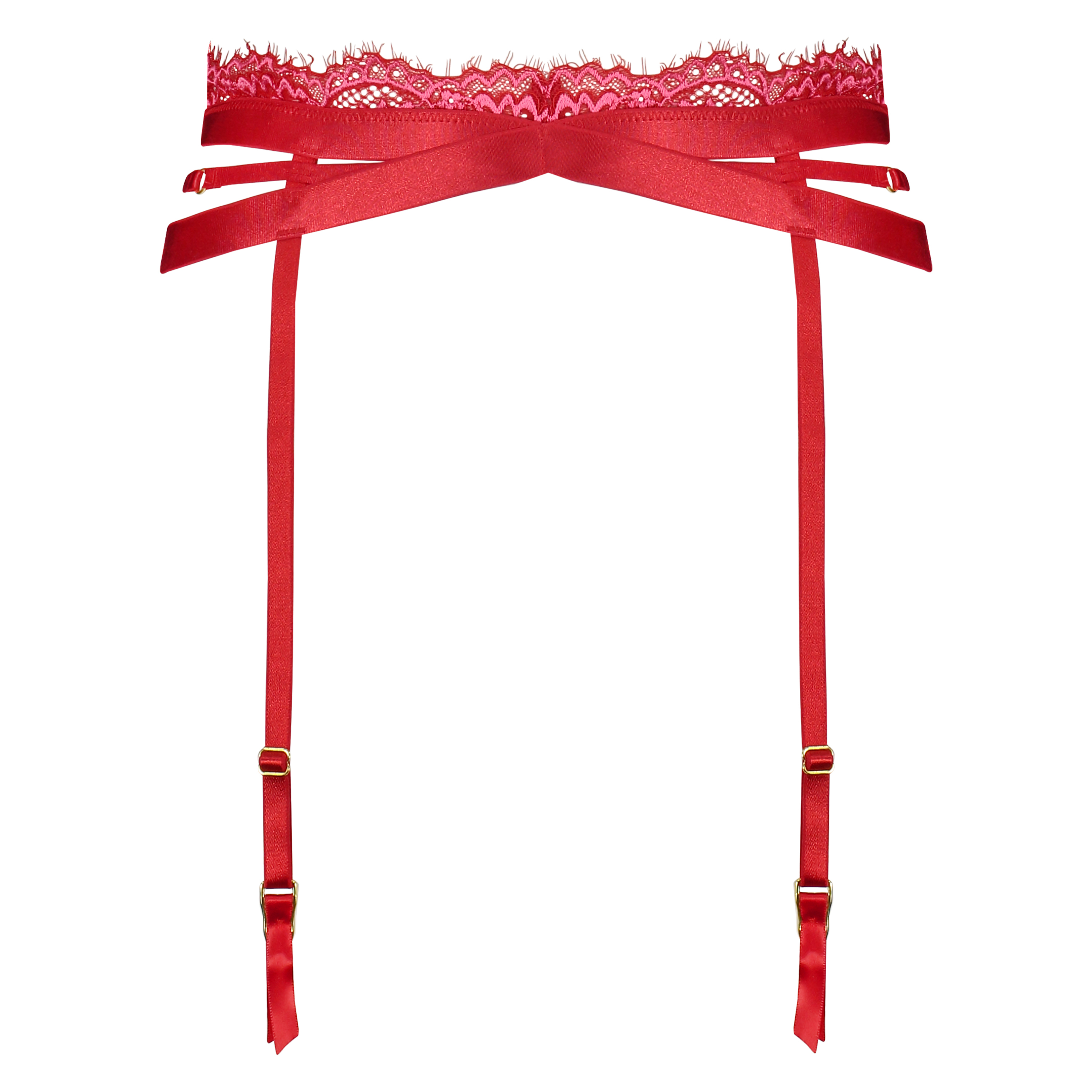 Chasity suspender, Red, main