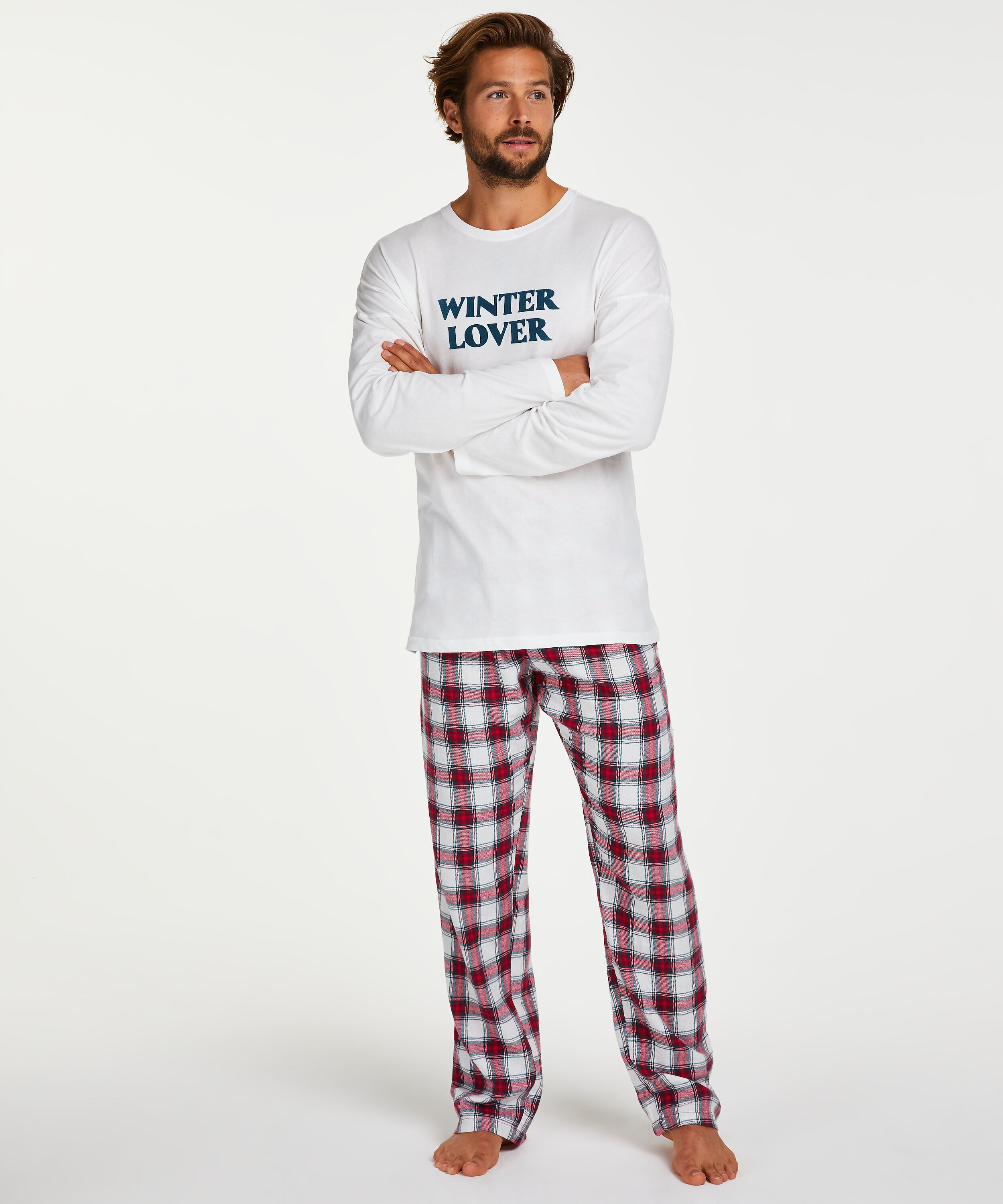 Men's pyjama set, Red