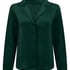 Velours Long-Sleeved Jacket, Green