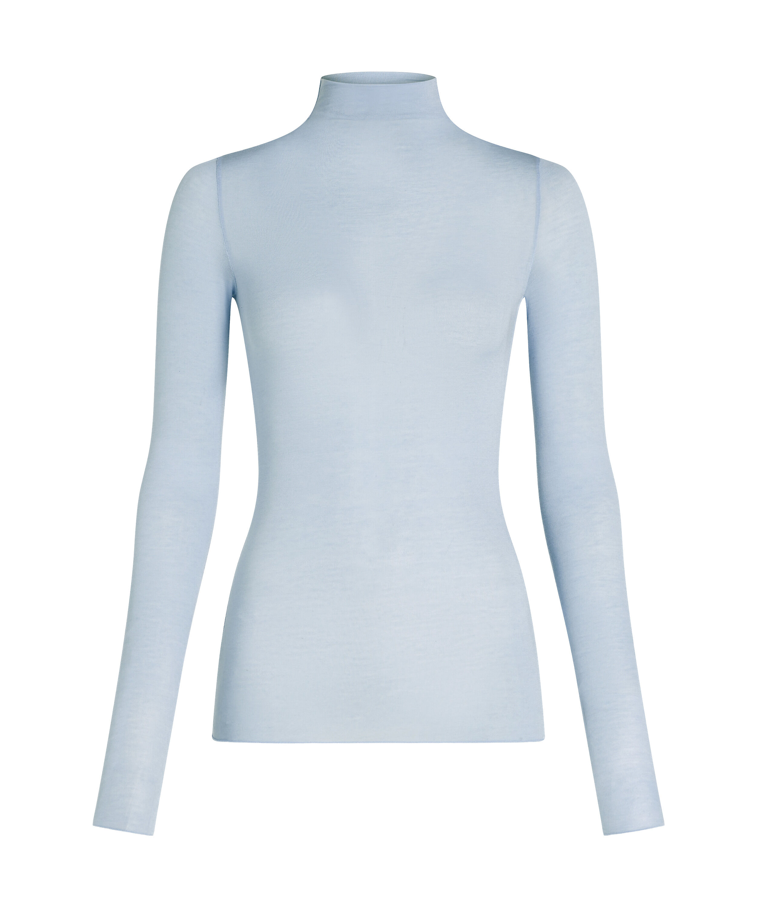 super soft Turtleneck shirt with Cashmere, Blue