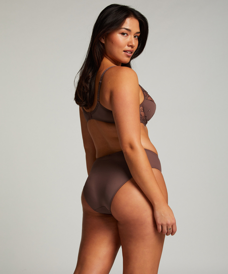Diva High Knickers, Brown