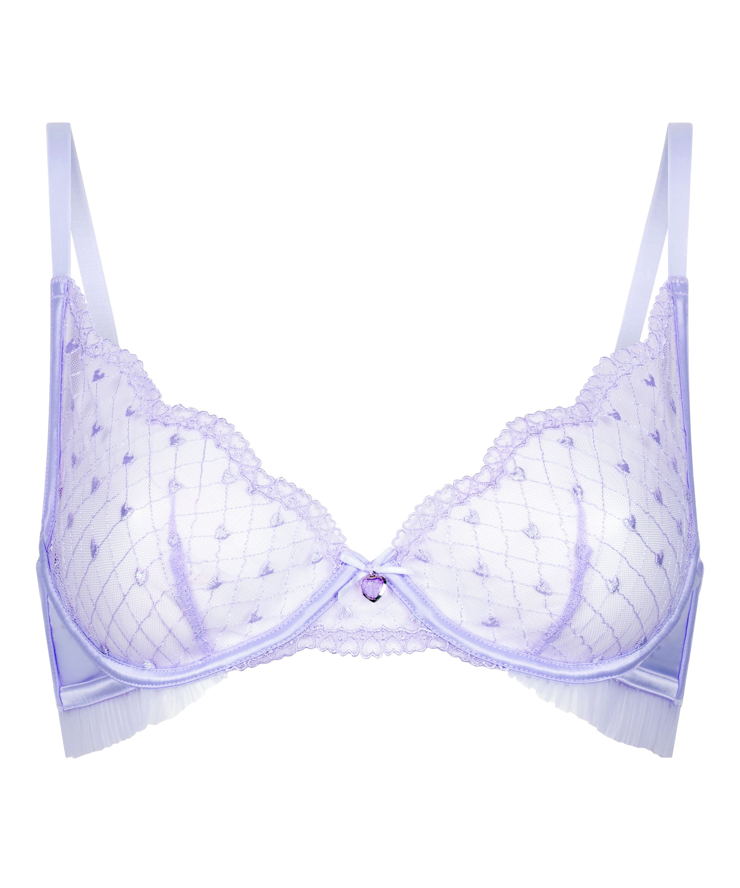 Cordelie Non-Padded Underwired Bra, Purple, main