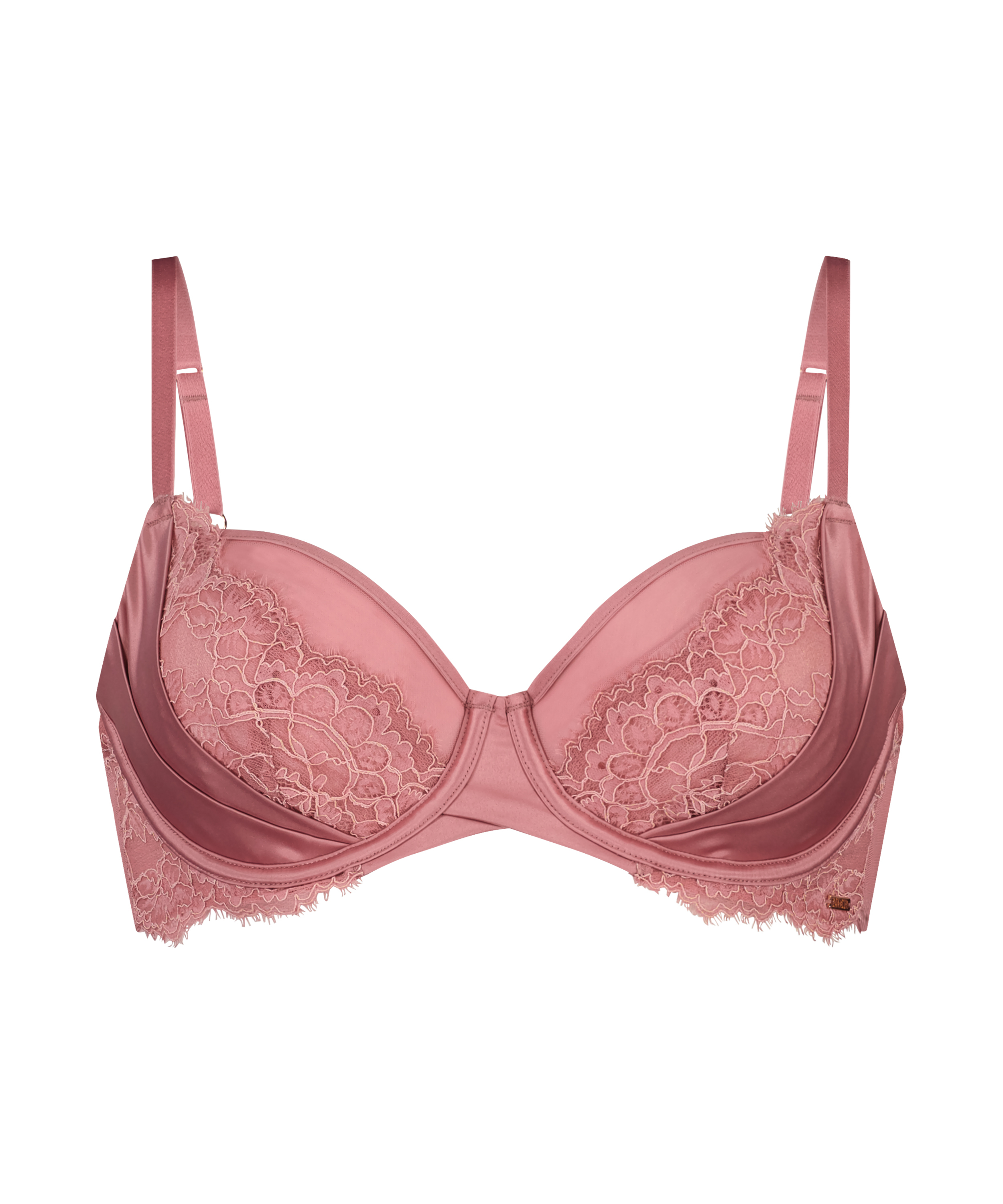 Cecile Non-padded Underwired bra, Pink, main
