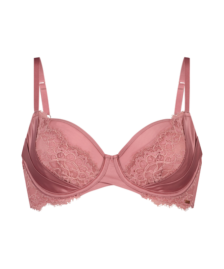 Cecile Non-padded Underwired bra, Pink