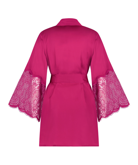 Satin Kimono, Pink