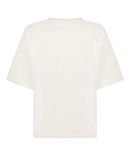 Pyjama Top Loose, White