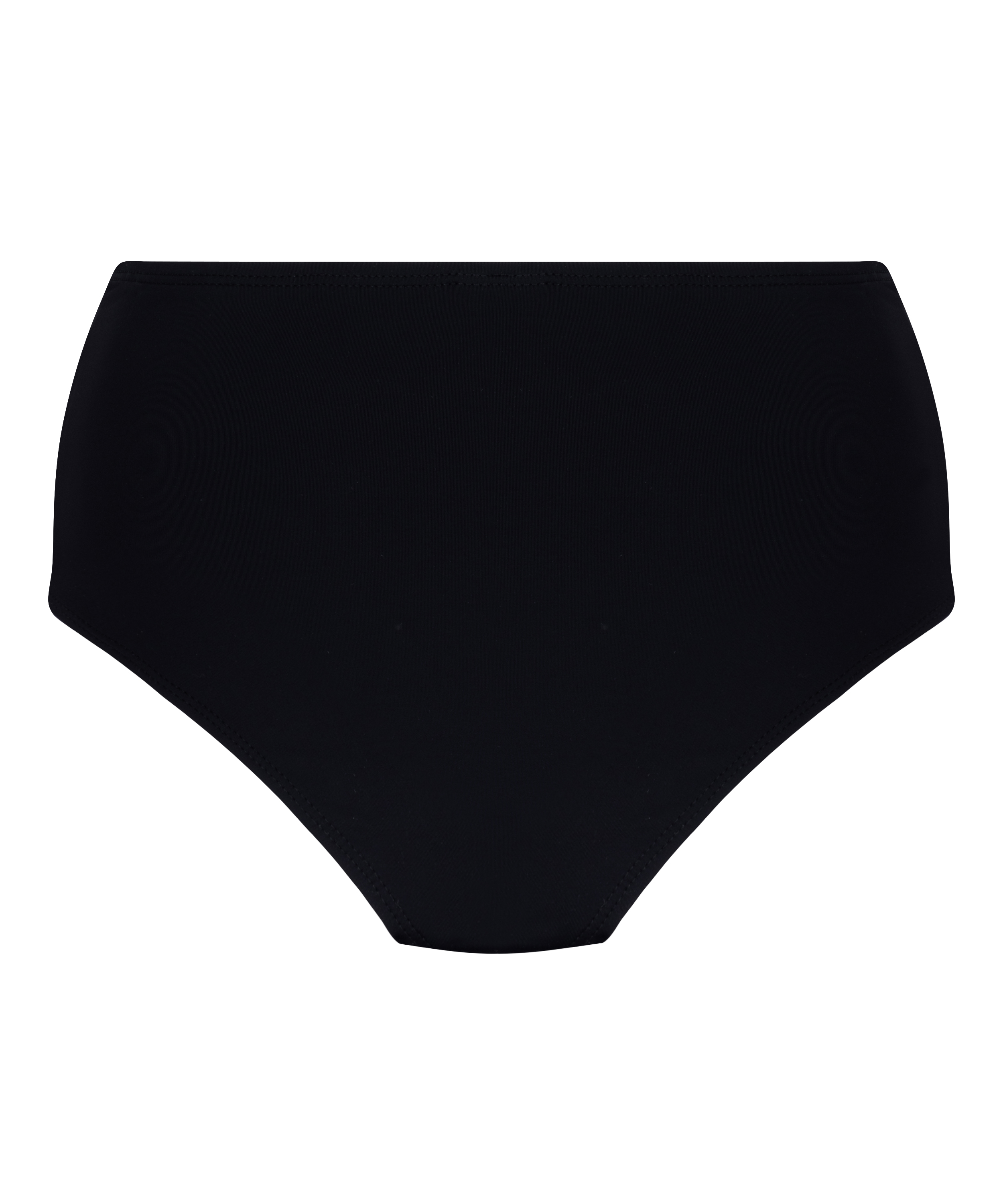 High-Waisted Shaping Bikini Bottom Luxe, Black, main