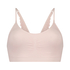 Rose seamless bralette, Pink