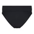 Bikini Bottom With Wrap Luxe, Black