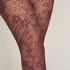 Tight Allover Lace Fishnet, Purple