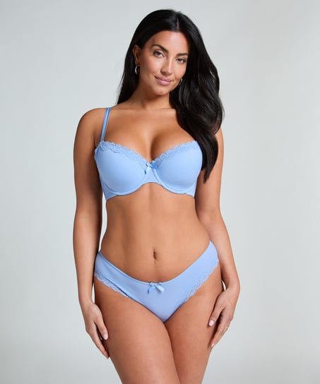 Lola Padded Underwired Bra, Blue