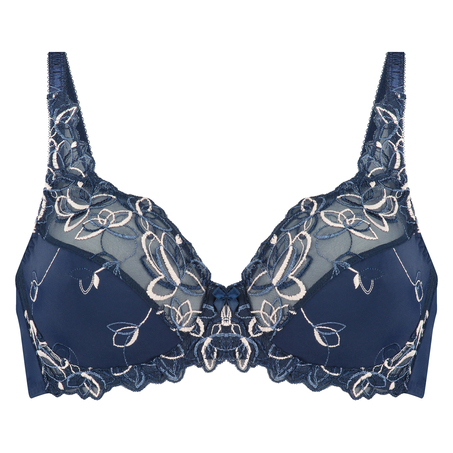 Diva Non-Padded Underwired Bra, Blue