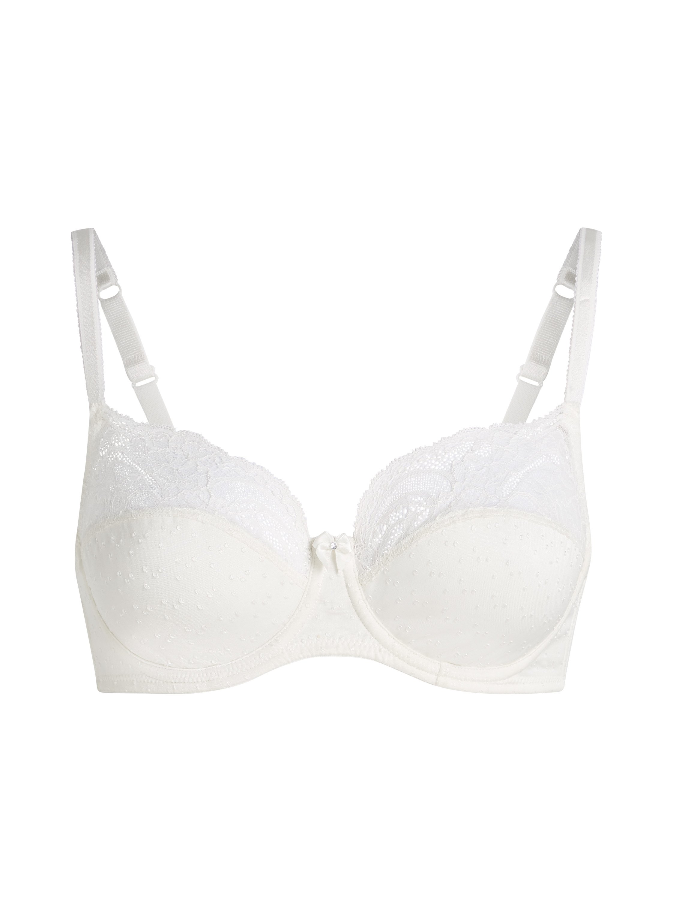 Sophie Non-Padded Underwired Bra, White, main