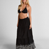 Embroiderd Skirt, Black