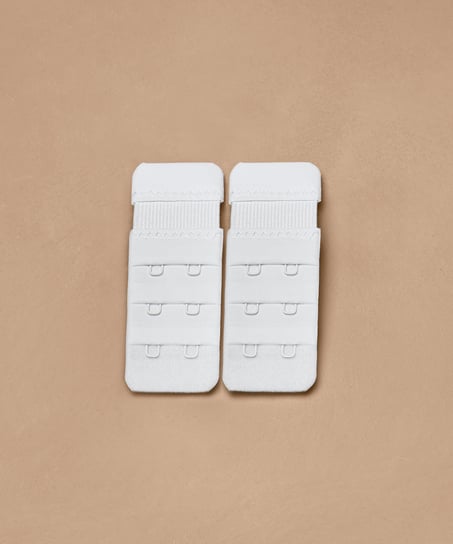2-Pack Bra Extenders, White