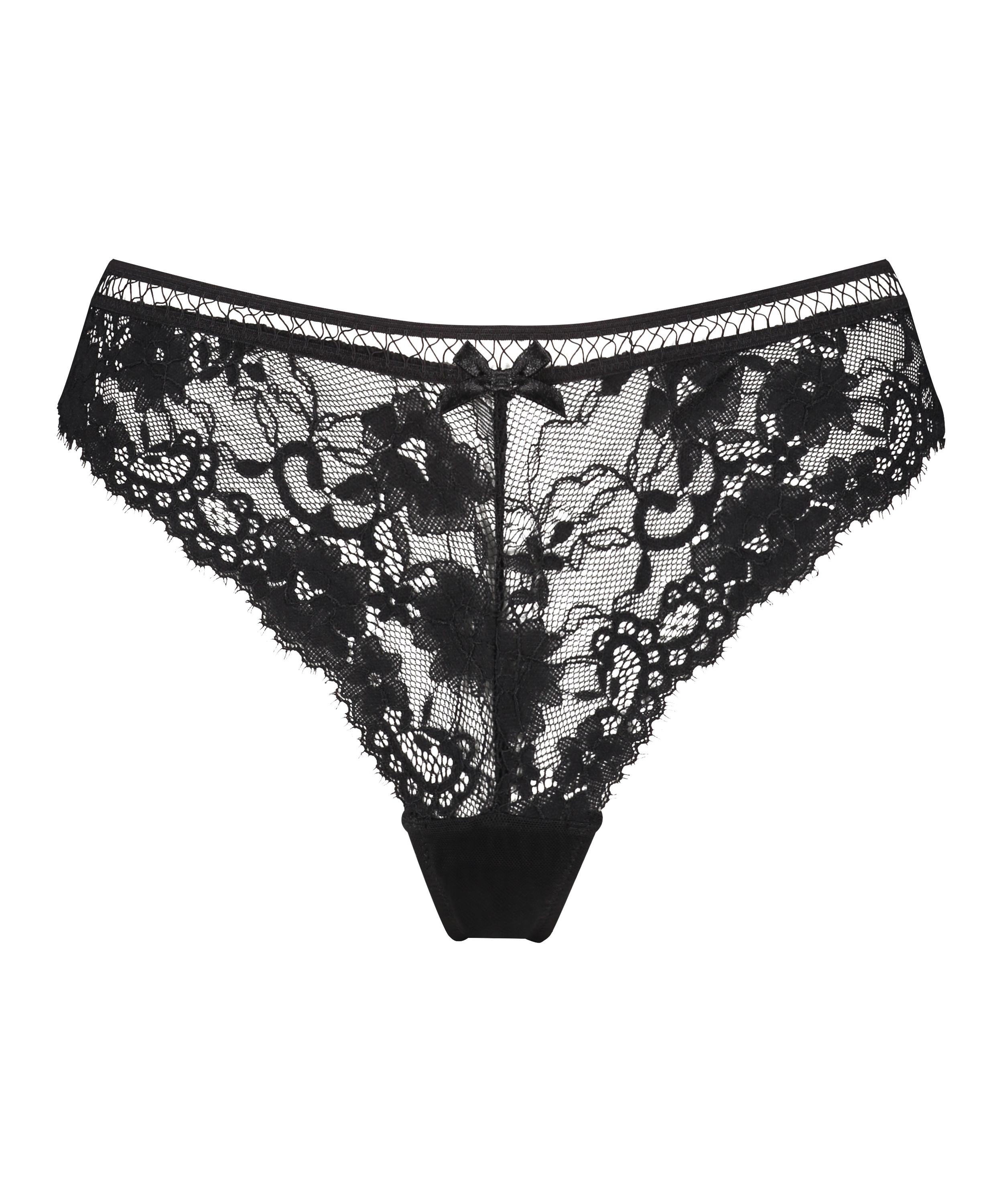 Gianni extra low rise thong, Black, main