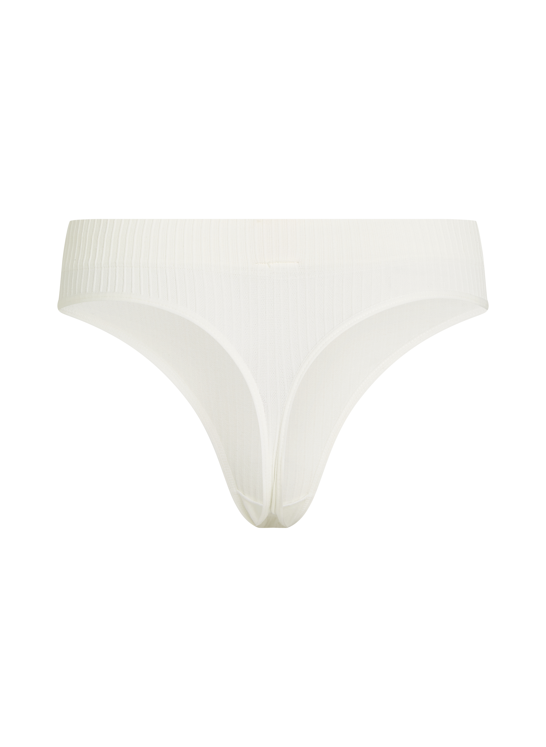 Dianne High Leg Thong, White, main