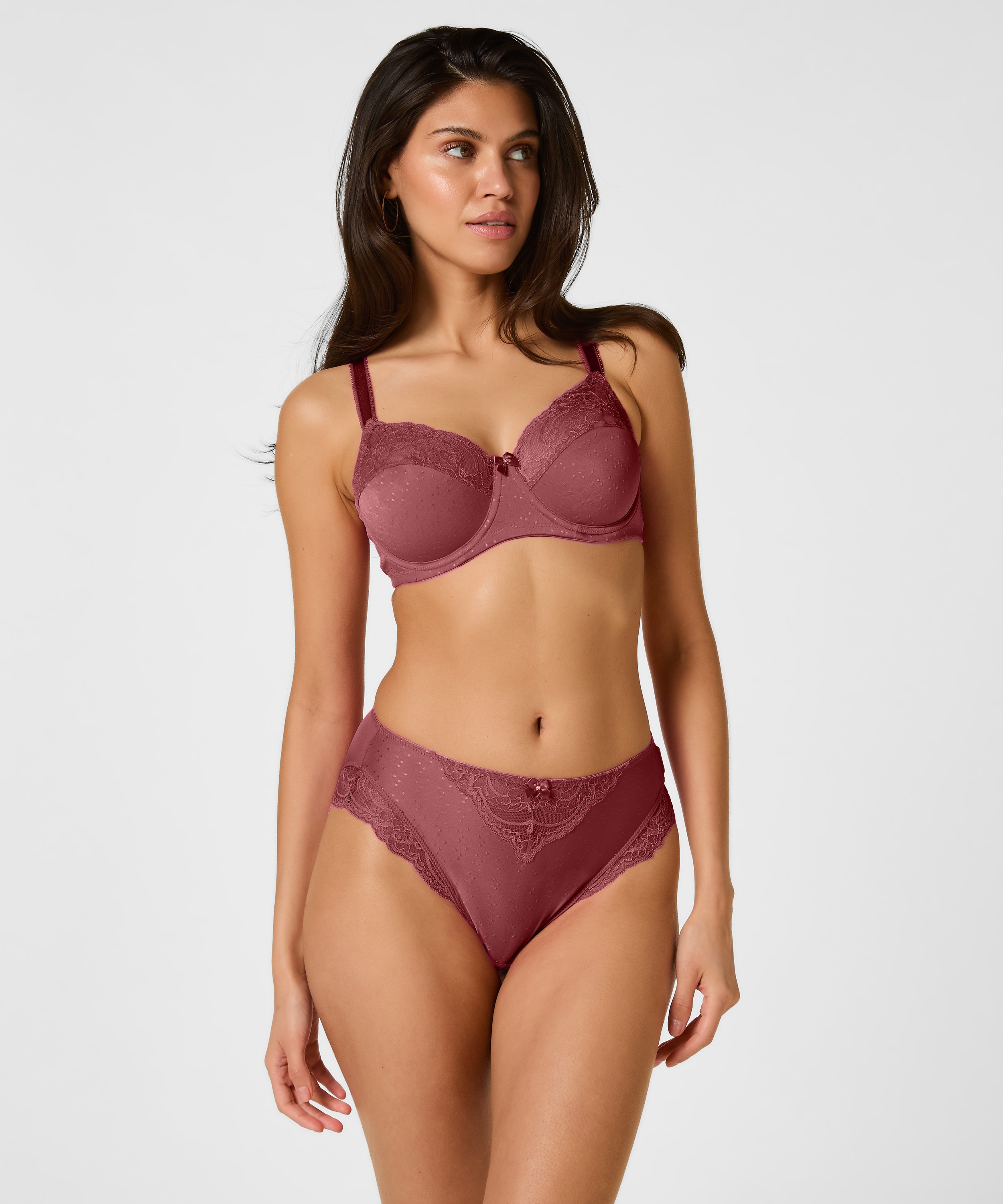 Sophie Non-Padded Underwired Bra, Purple, main