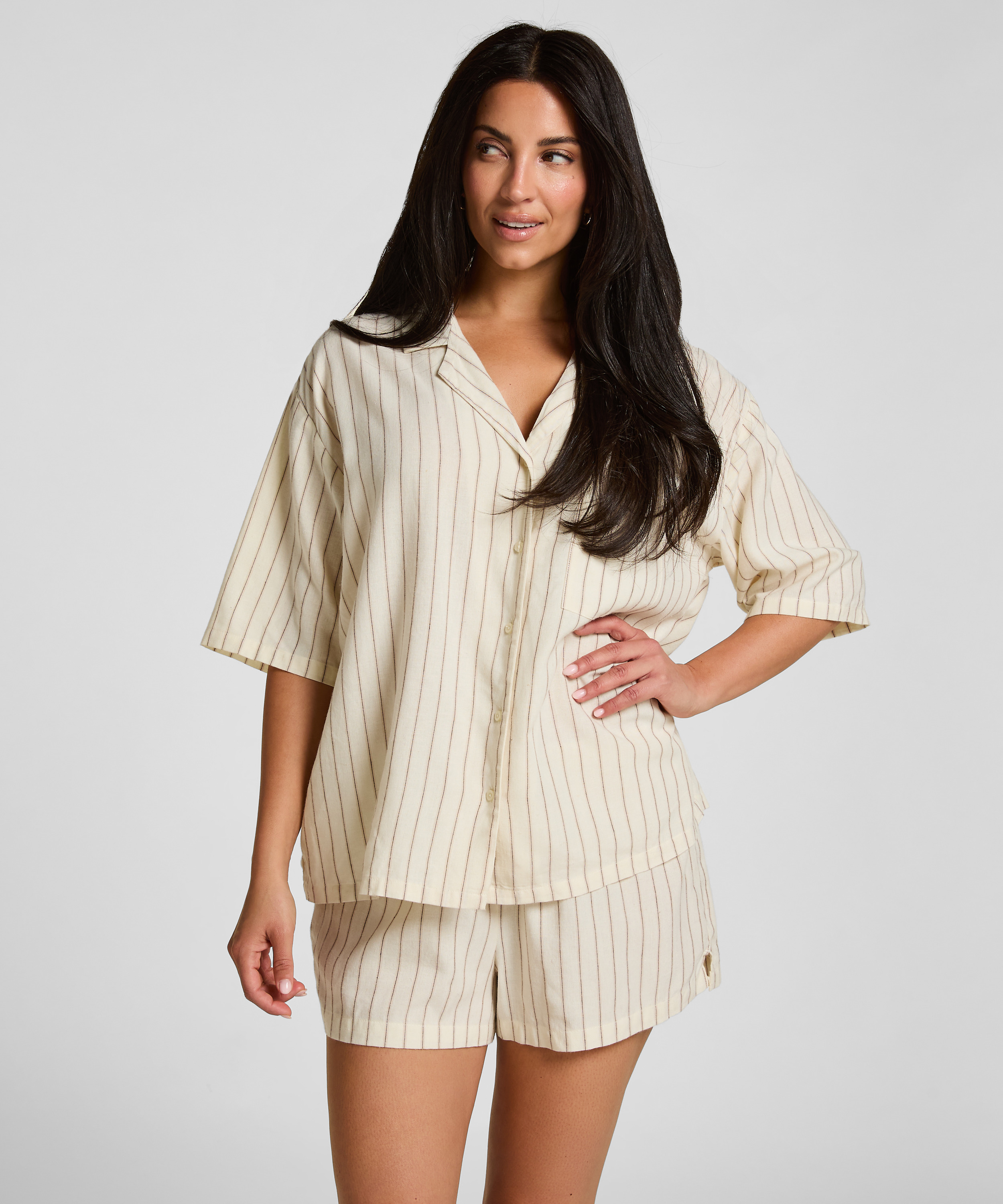 Jacket Linen, Beige, main