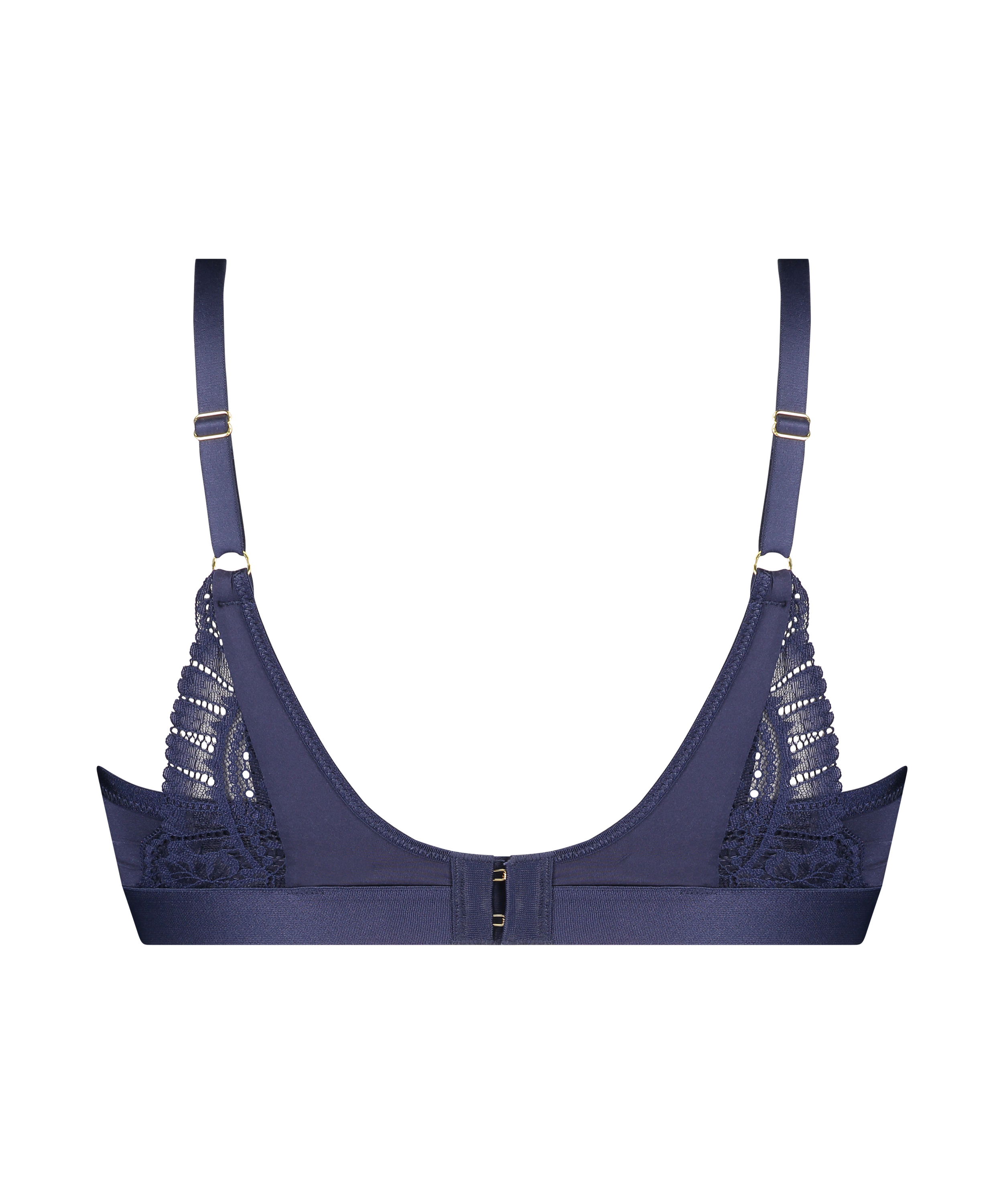 Adeliaide padded underwired bra, Blue, main