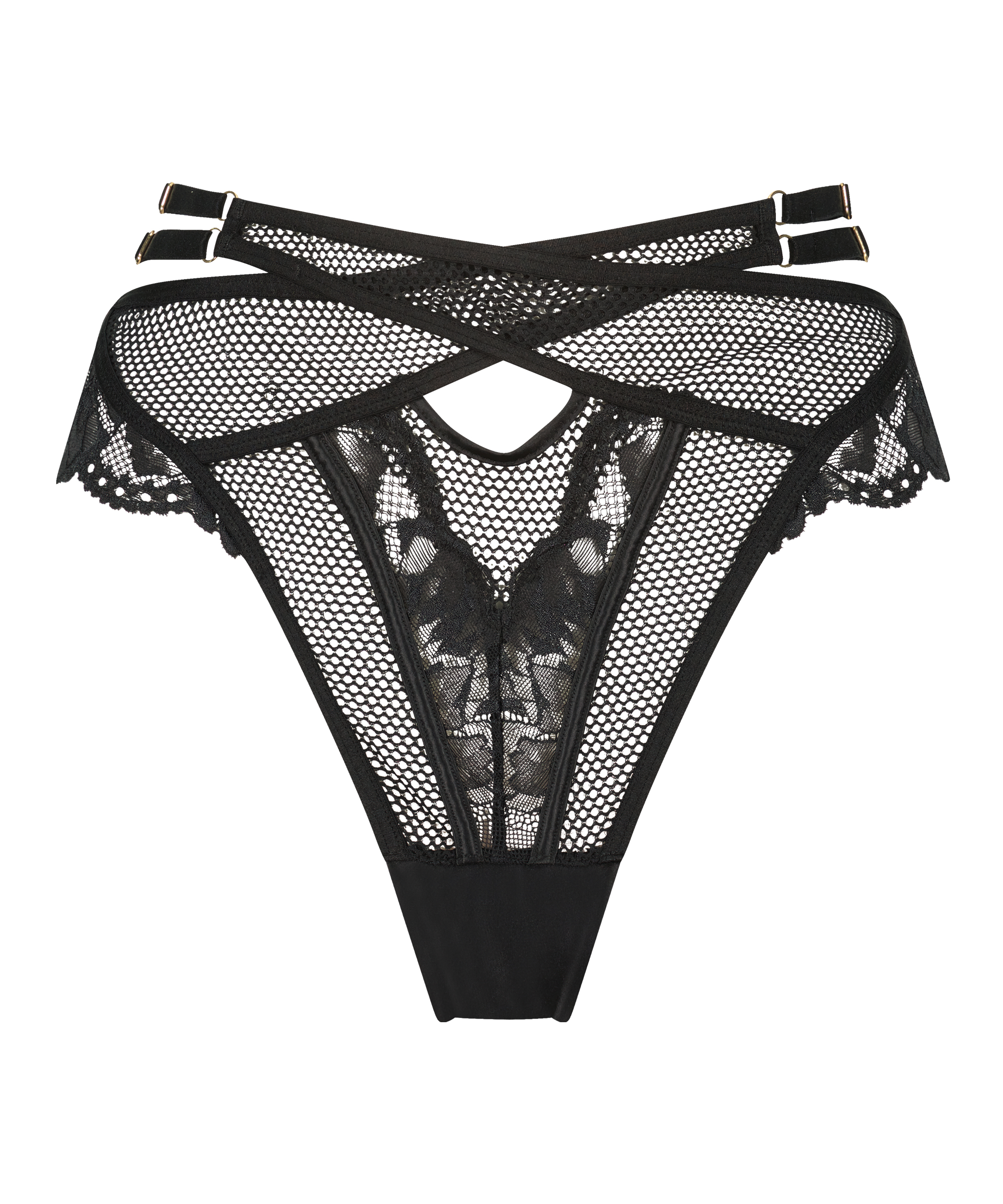 Pleasure High Thong, Black, main