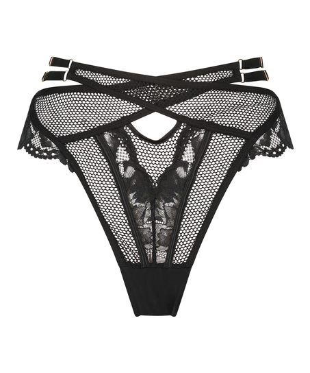 Pleasure High Thong, Black