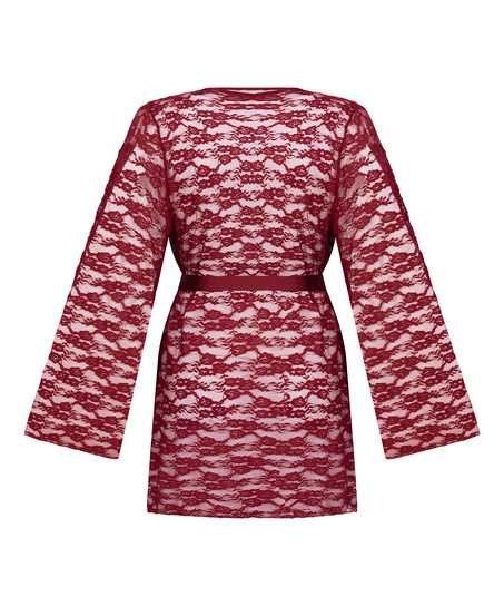 Kimono Allover Lace, Red