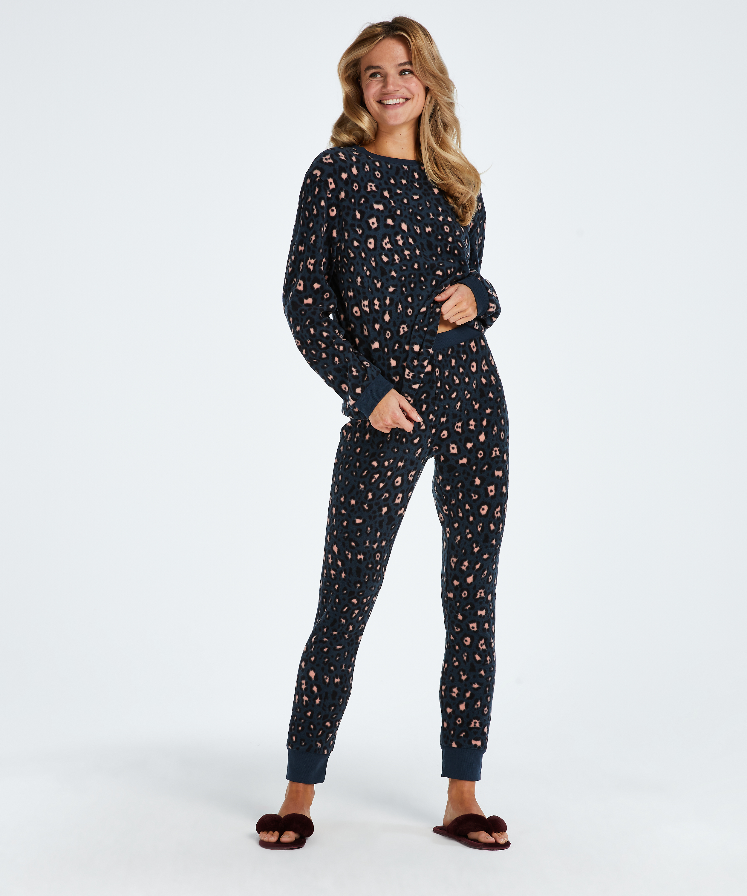 Pyjamaset with Bag, Blue, main