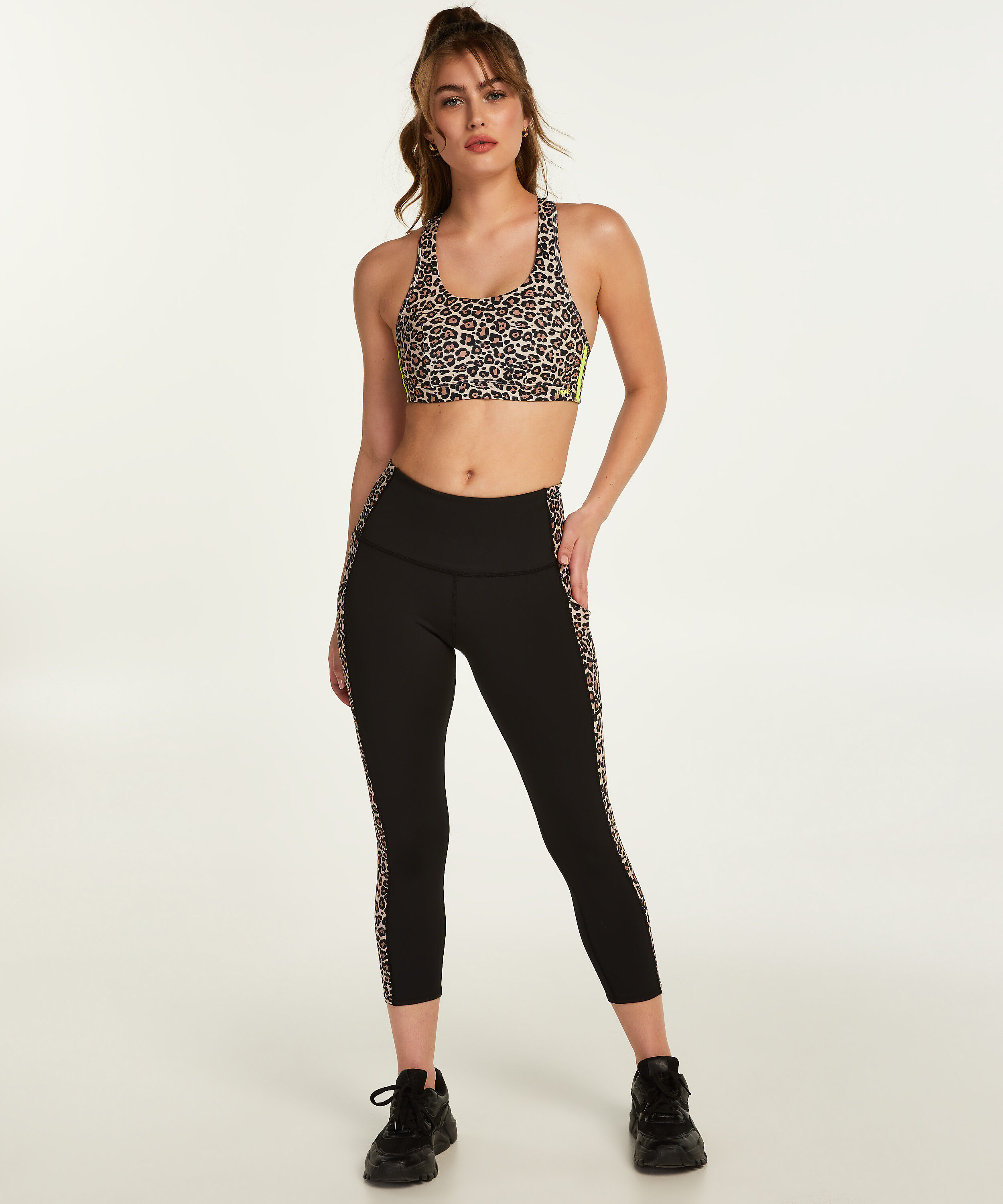 HKMX High Waisted Capri Sports Leggings 