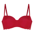 Angie Padded Strapless Underwired Bra, Red