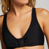 Luxe Non-Padded Underwired Bikini Top, Black