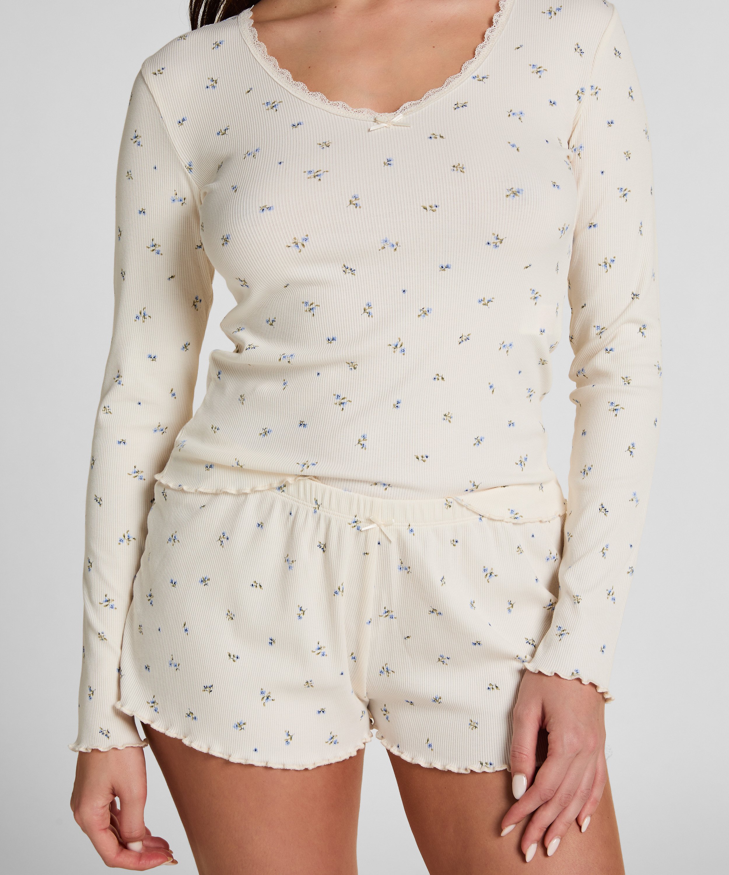 Pyjama Set Daisy, White, main