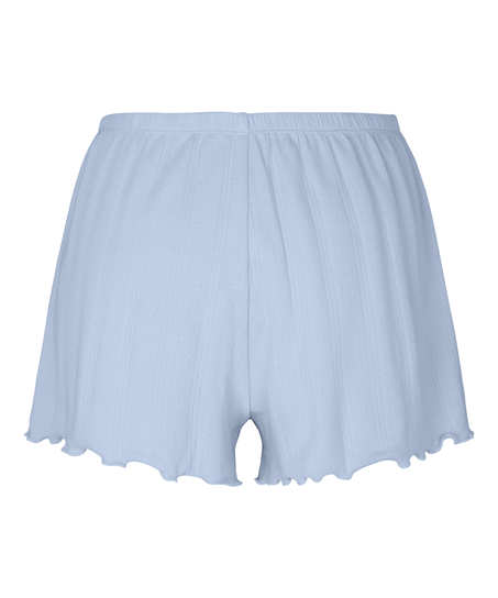 Pyjama Short Pointelle, Blue