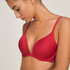 Angie Padded Underwired Push-Up Bra, Red