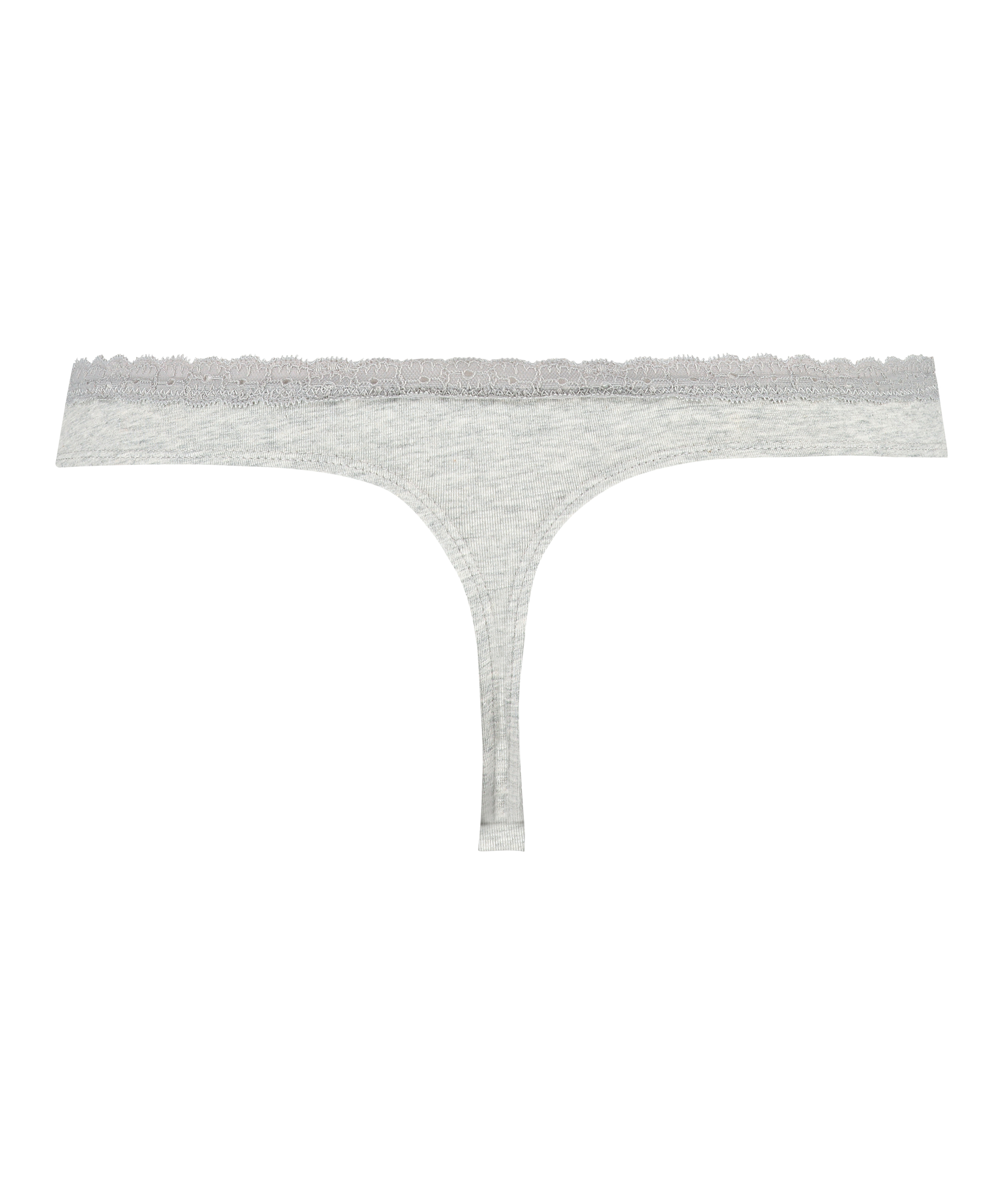 Cotton thong, Gray, main