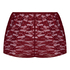 Short Allover Lace, Red
