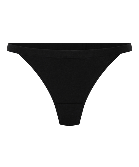 Cotton Thong, Black