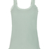 Ribbed Lace Singlet, Green